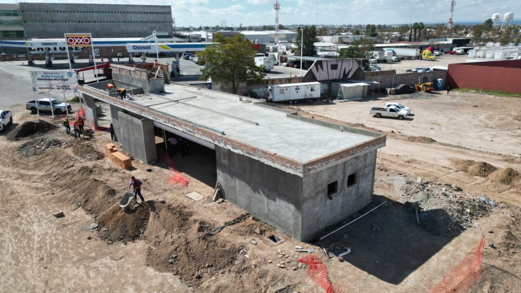 Avanza construcción del Hospital Veterinario Municipal de