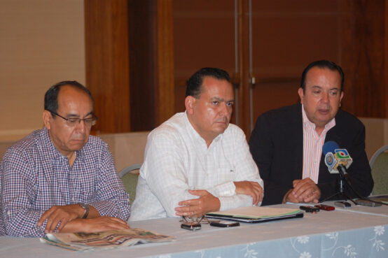 Rueda de prensa del Consejo Coordinador Empresarial / Foto Gilberto Barrón