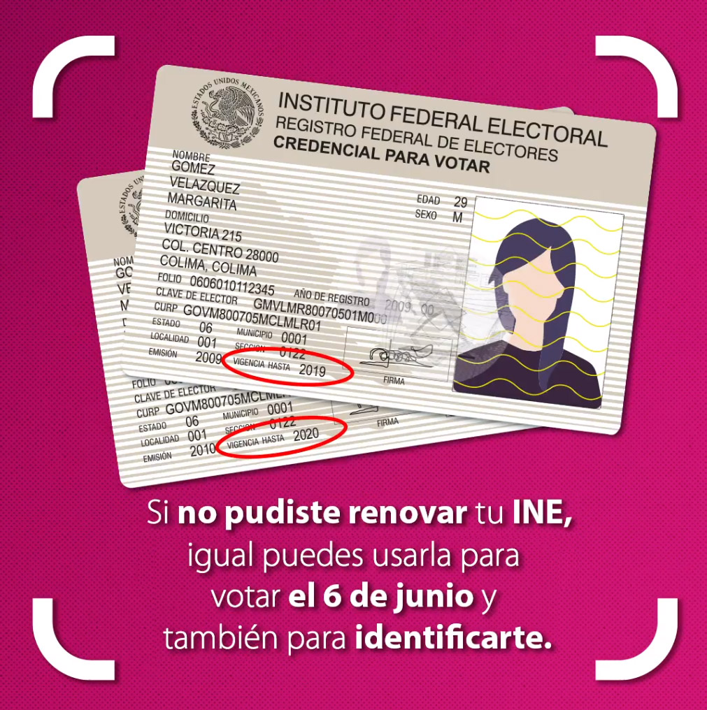 Credenciales Con Vigencia 2019 Y 2020 Serán Válidas Para Votar El Próximo 6 De Junio Lja 5971