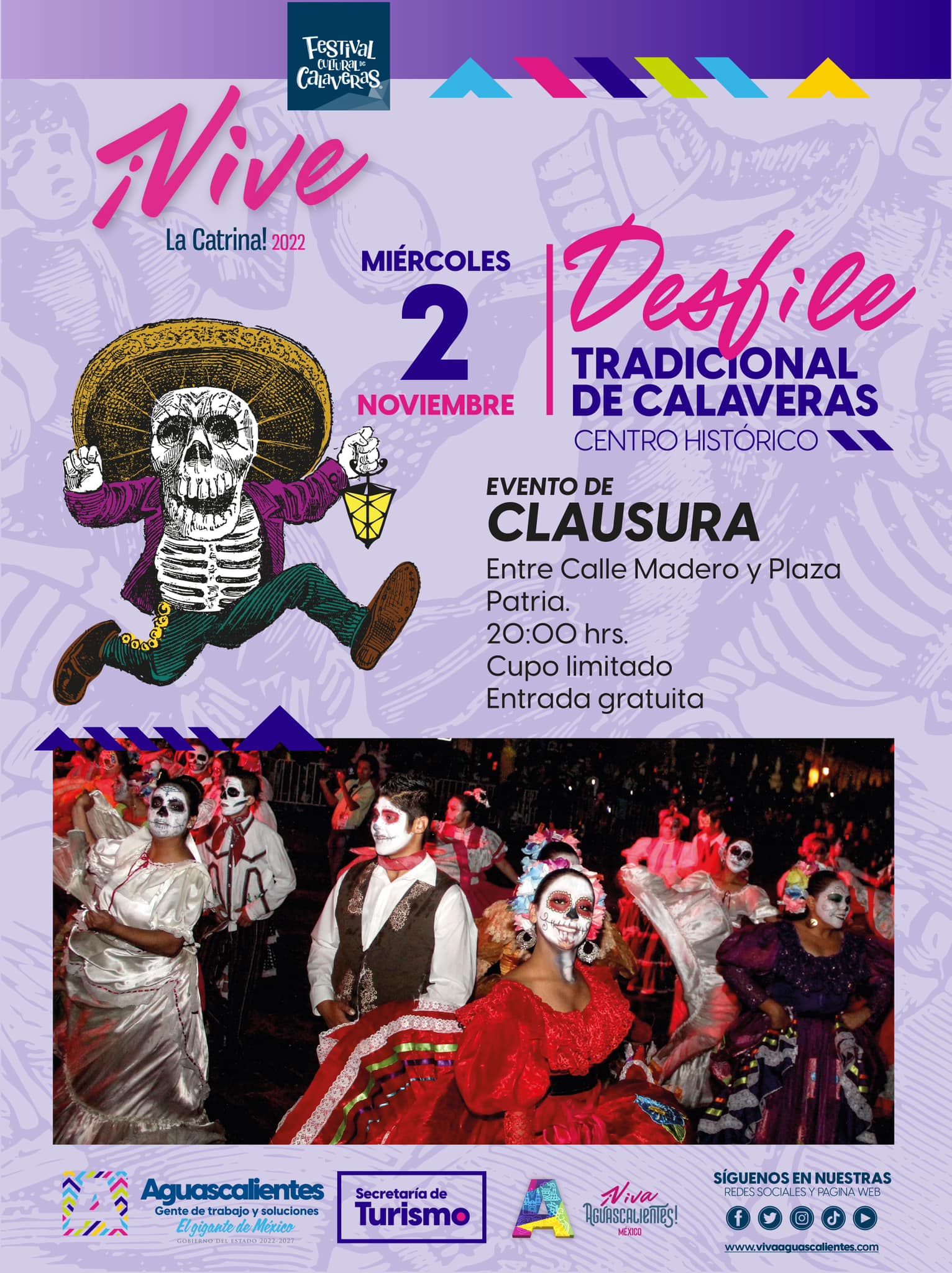 Festival Cultural de Calaveras 2022: Programa completo - LJA Aguascalientes