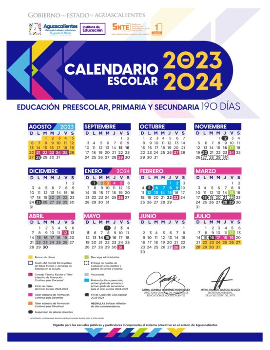 Calendario Escolar 2023 2024 Uaa Image to u